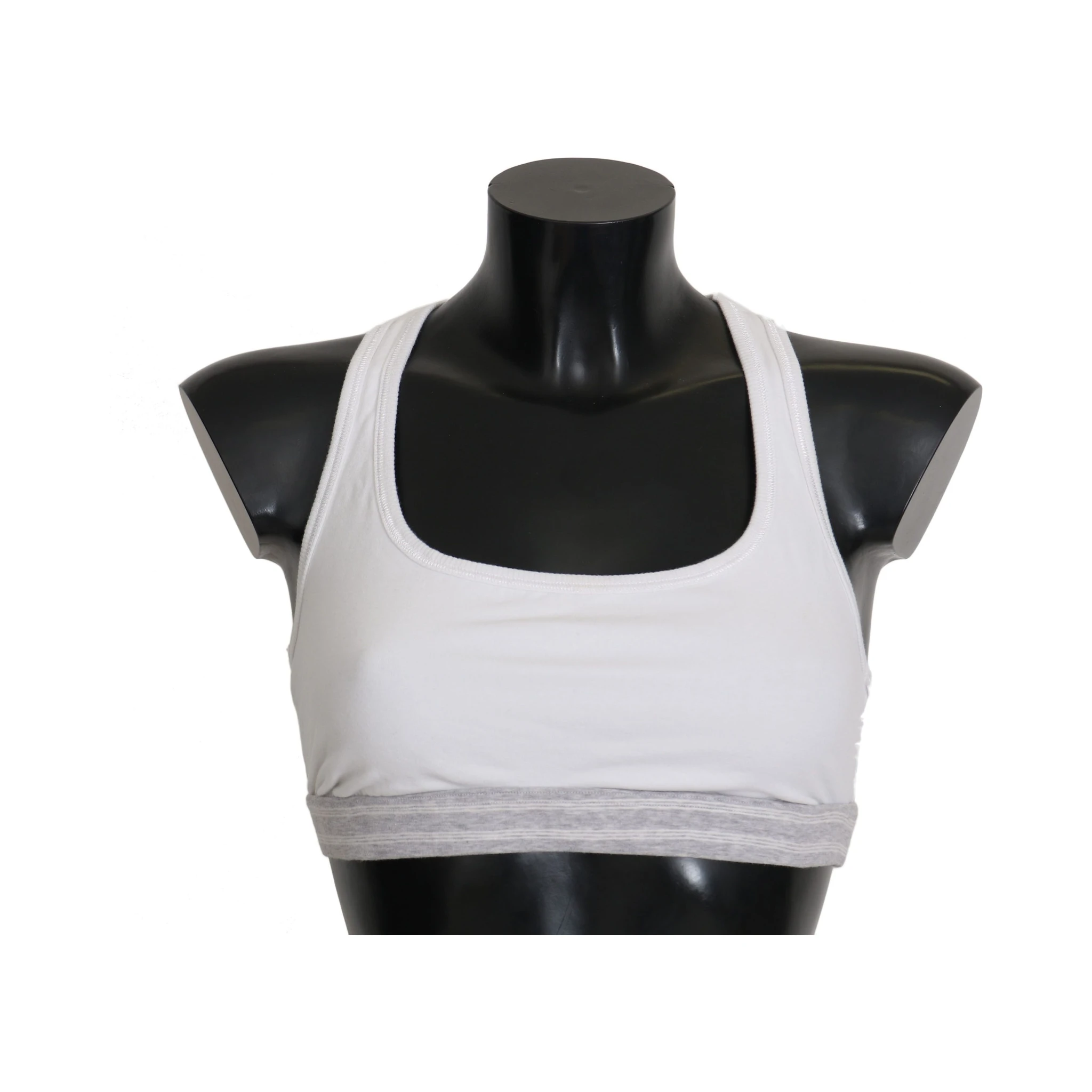 White Cotton Sport Stretch Bra Underwear