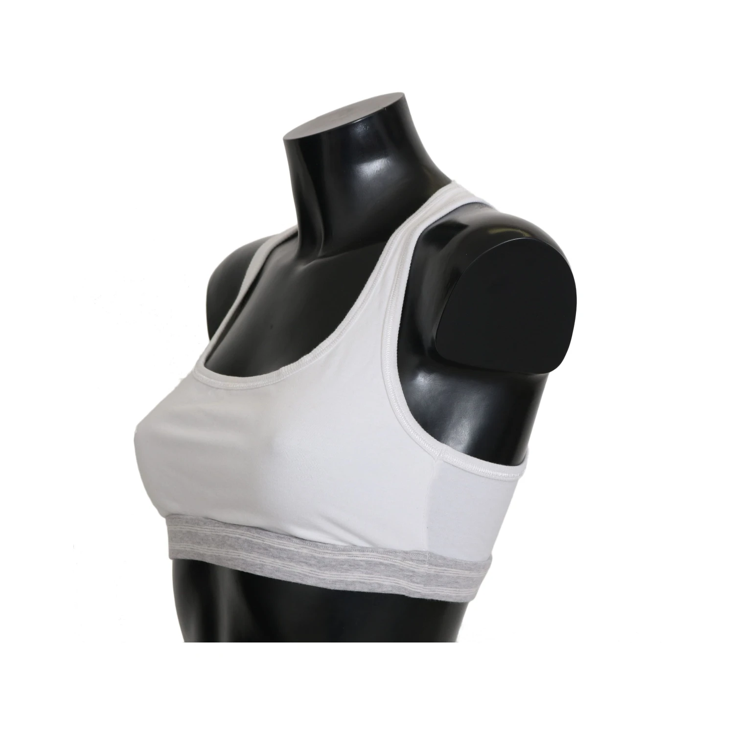 White Cotton Sport Stretch Bra Underwear
