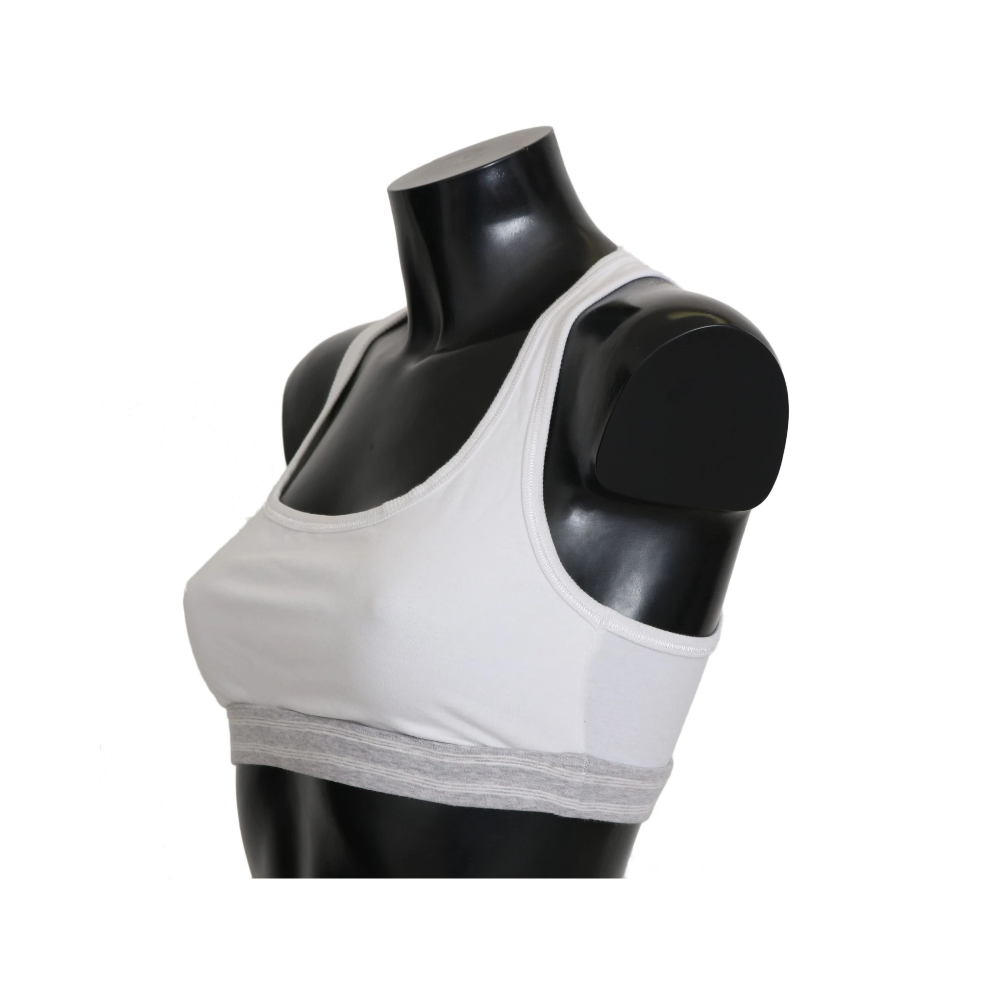 White Cotton Sport Stretch Bra Underwear