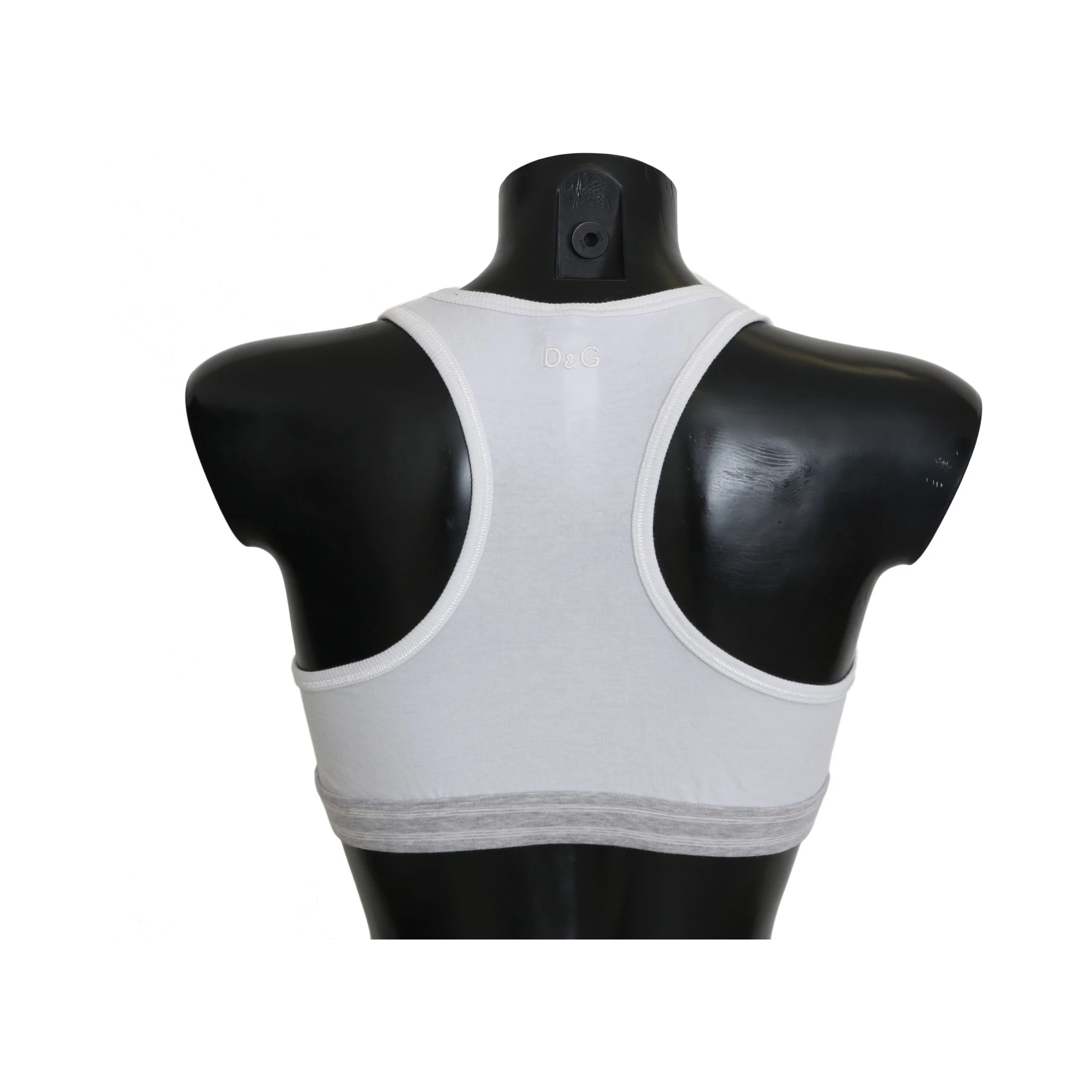 White Cotton Sport Stretch Bra Underwear