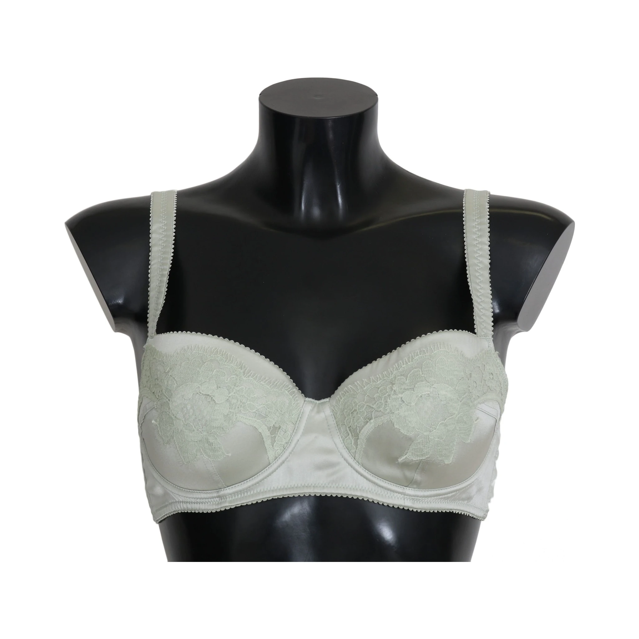 Green Balconcino Bra Floral Lace Underwear