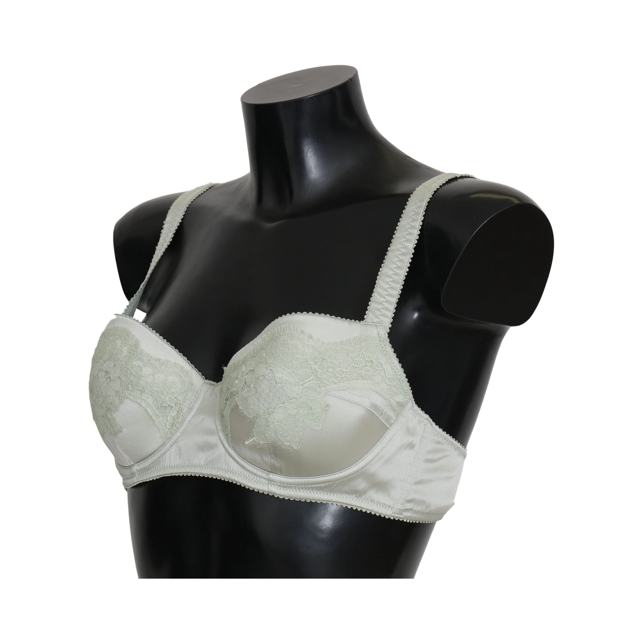 Green Balconcino Bra Floral Lace Underwear