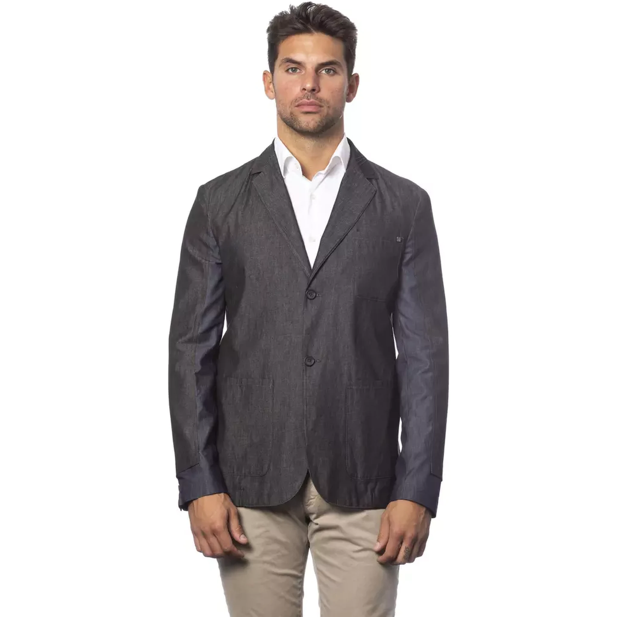 Gray Cotton Suits & Blazer