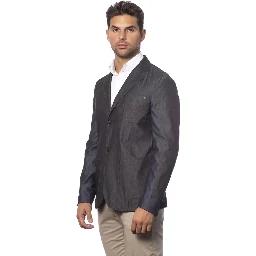 Gray Cotton Suits & Blazer