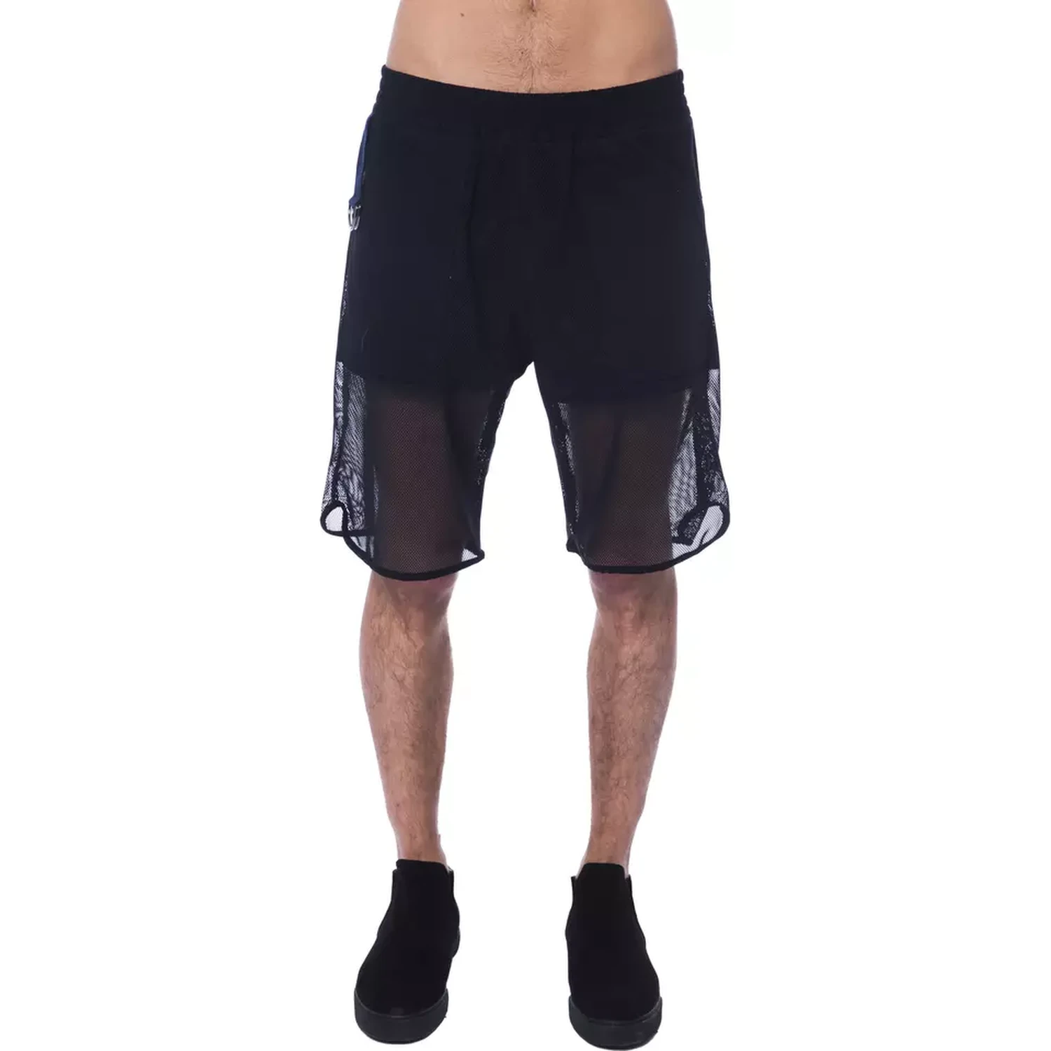 Black Polyester Short