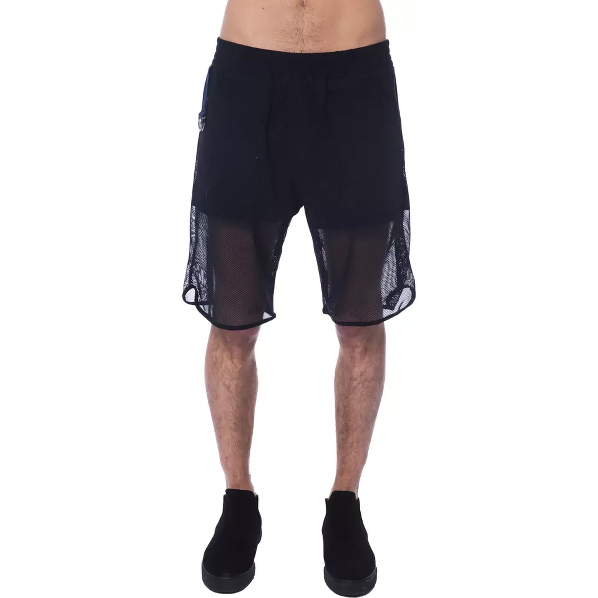 Black Polyester Short