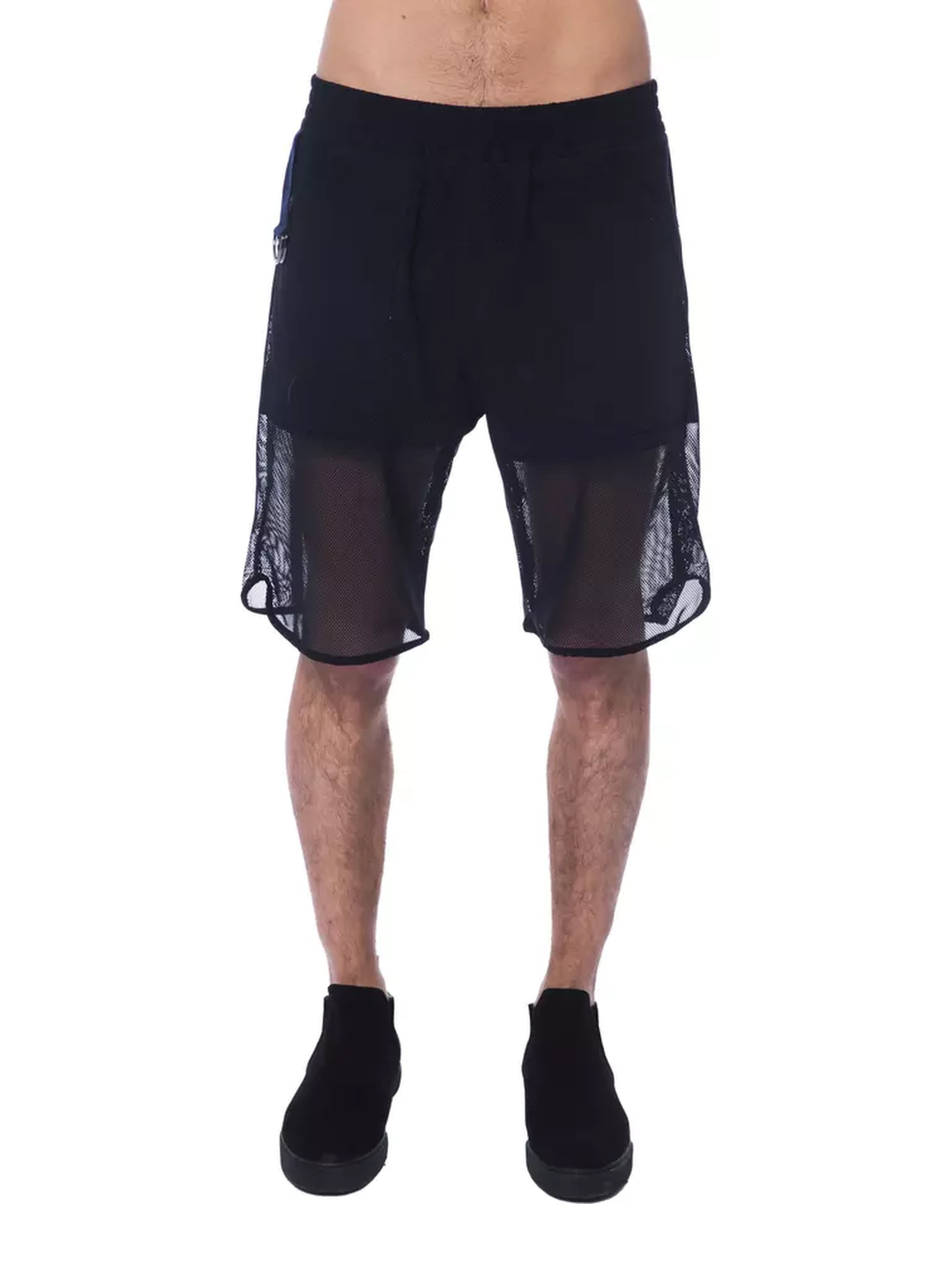 Black Polyester Short
