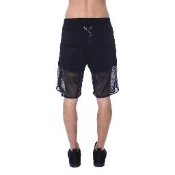 Black Polyester Short