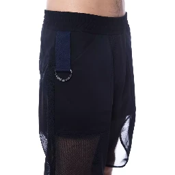 Black Polyester Short