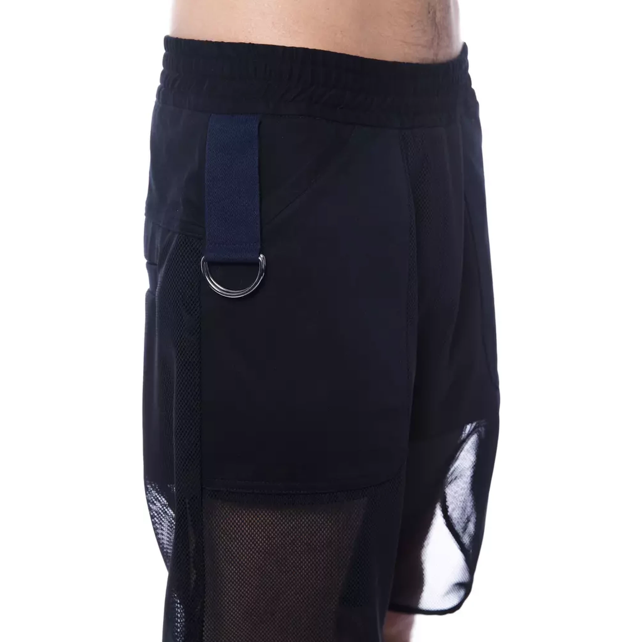Black Polyester Short