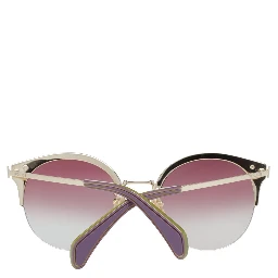 Gold Metal & Plastic Sunglasses