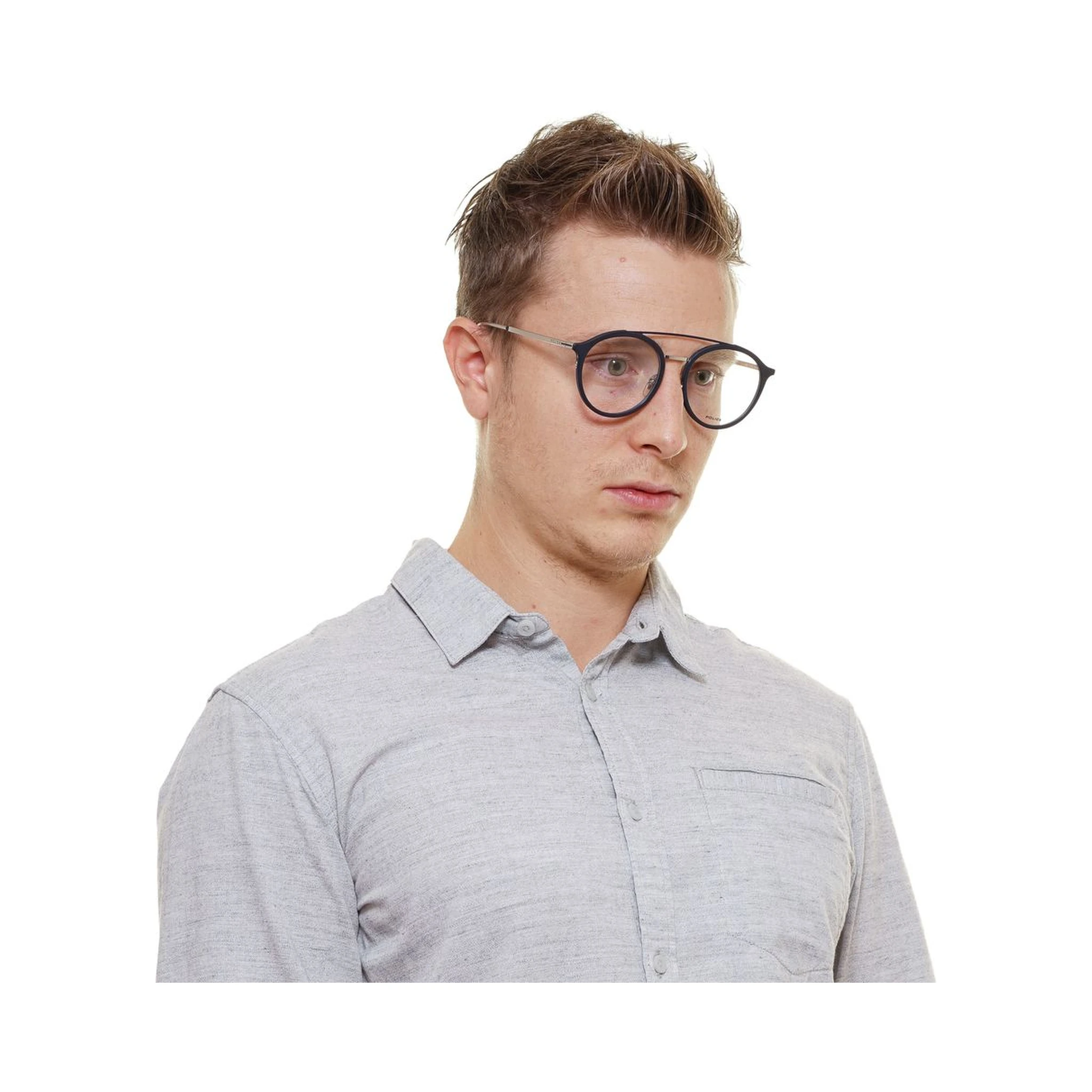 Gray Metal & Plastic Glasses (Frames)