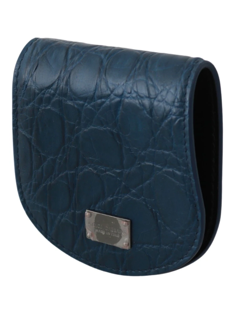 Blue Leather Holder Pocket Condom Case alternative