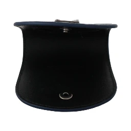 Blue Leather Holder Pocket Condom Case