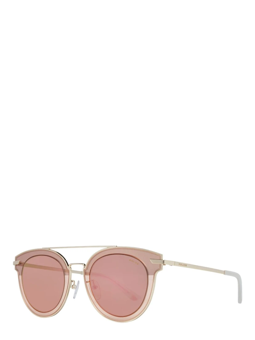 Rose Gold Metal & Plastic Sunglasses