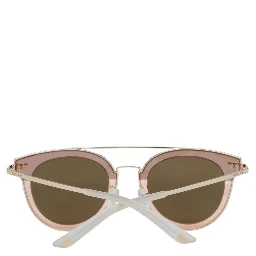 Rose Gold Metal & Plastic Sunglasses