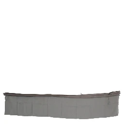 Gray Fringe Neck Wrap Cotton Scarf