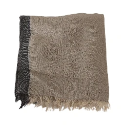 Beige Women Cotton Shawl  Scarf