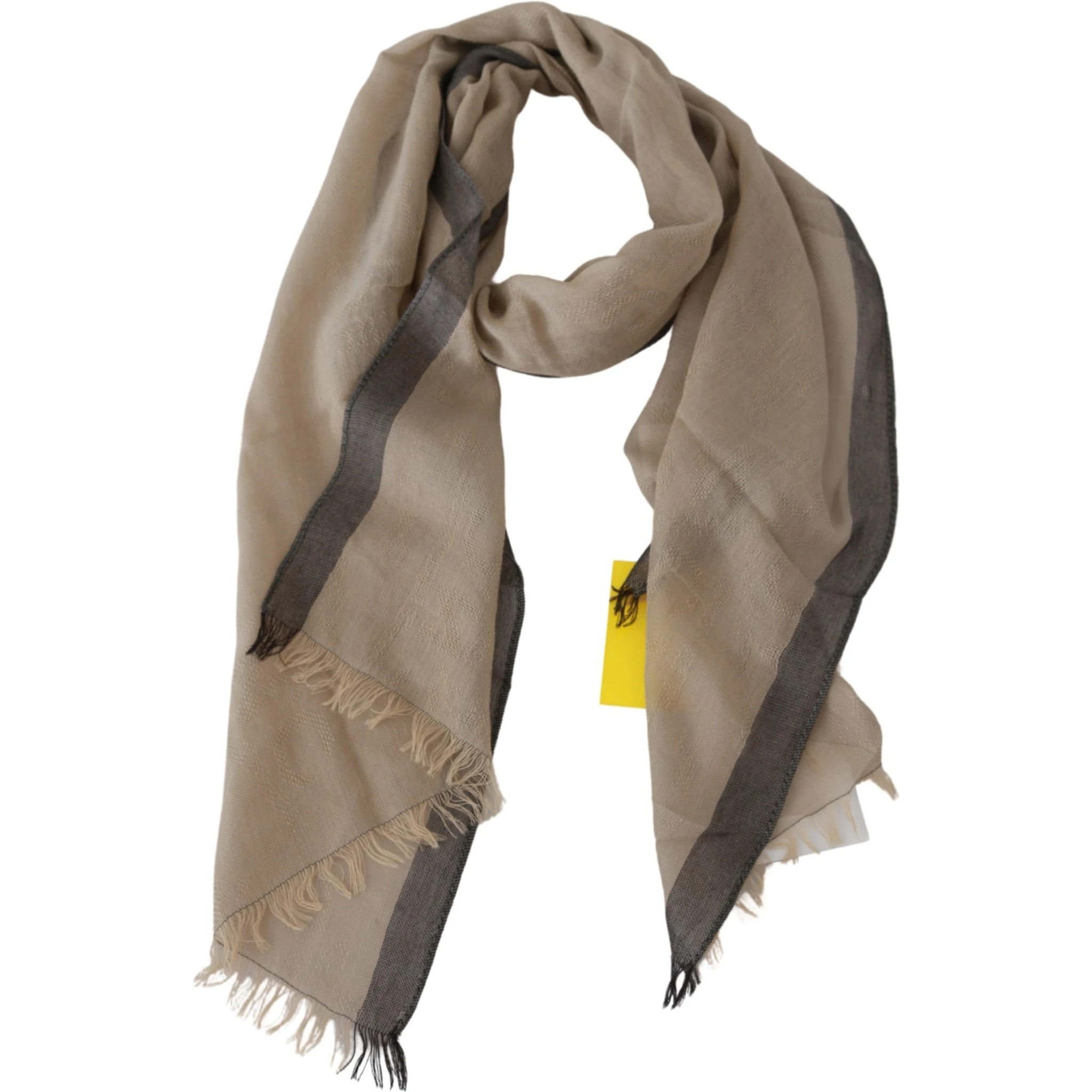 Beige Women Cotton Shawl  Scarf