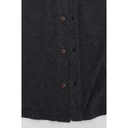 Gray Cotton Button Down Casual Shirt