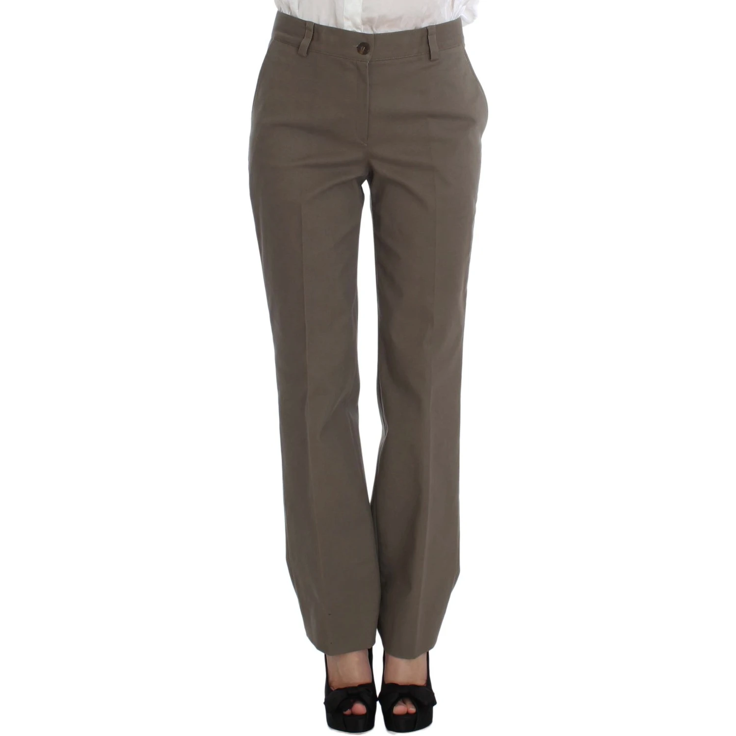 Beige Wool Cotton Suit