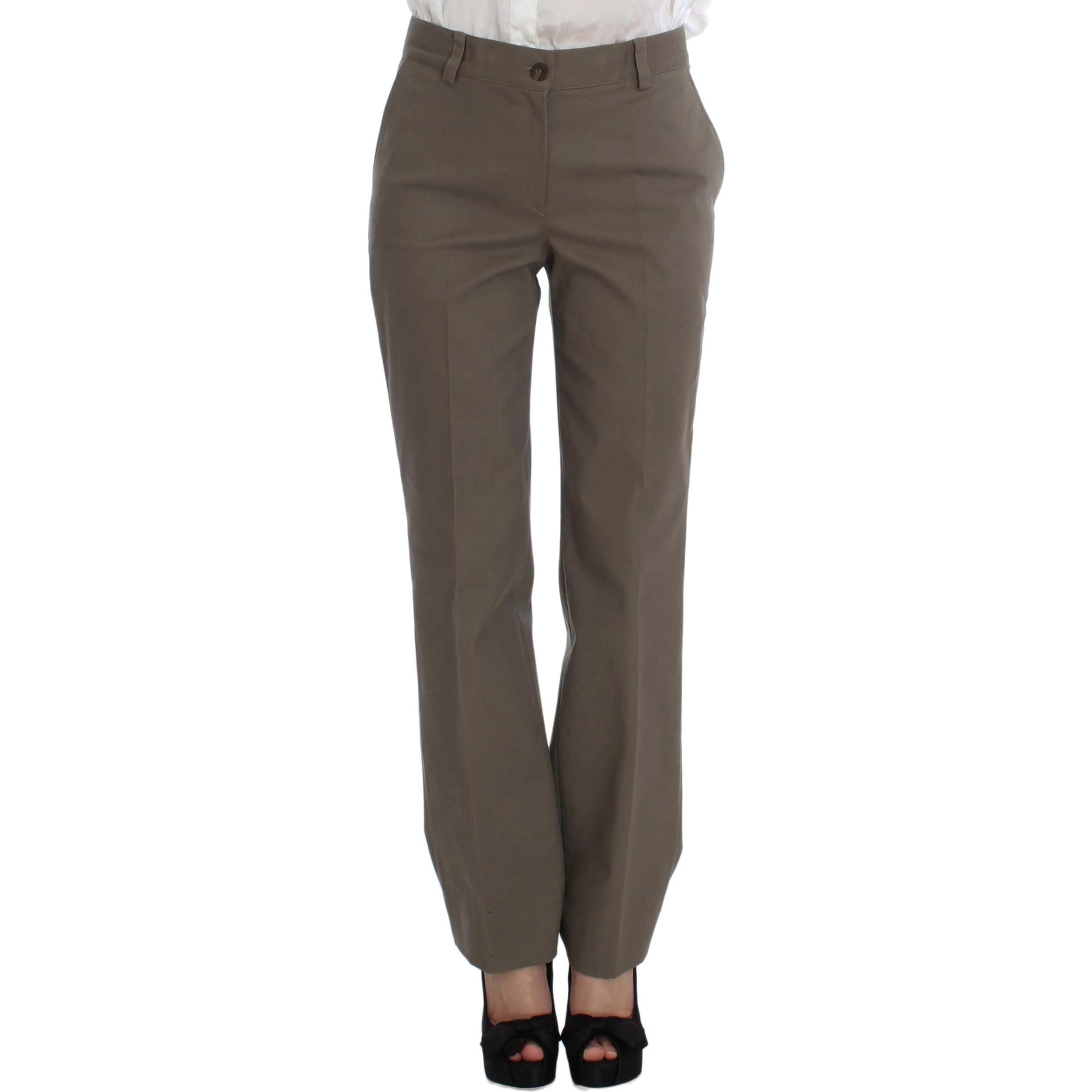 Beige Wool Cotton Suit