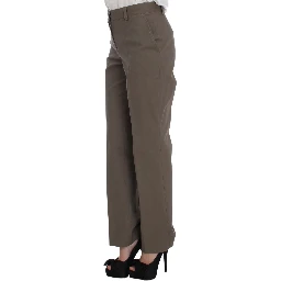 Beige Wool Cotton Suit