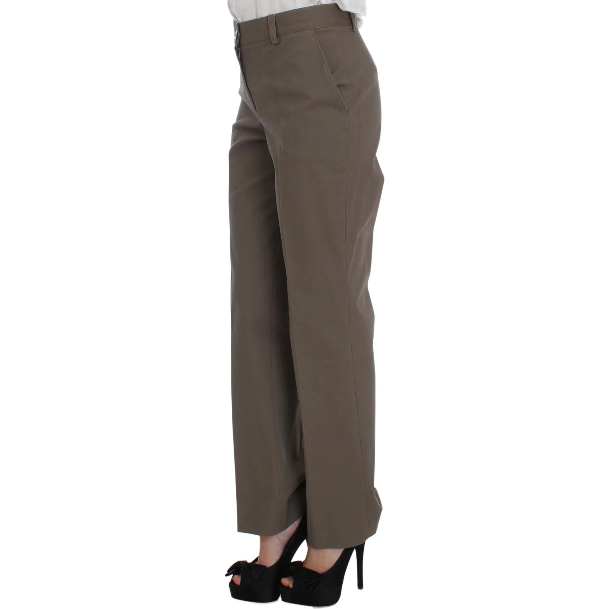 Beige Wool Cotton Suit