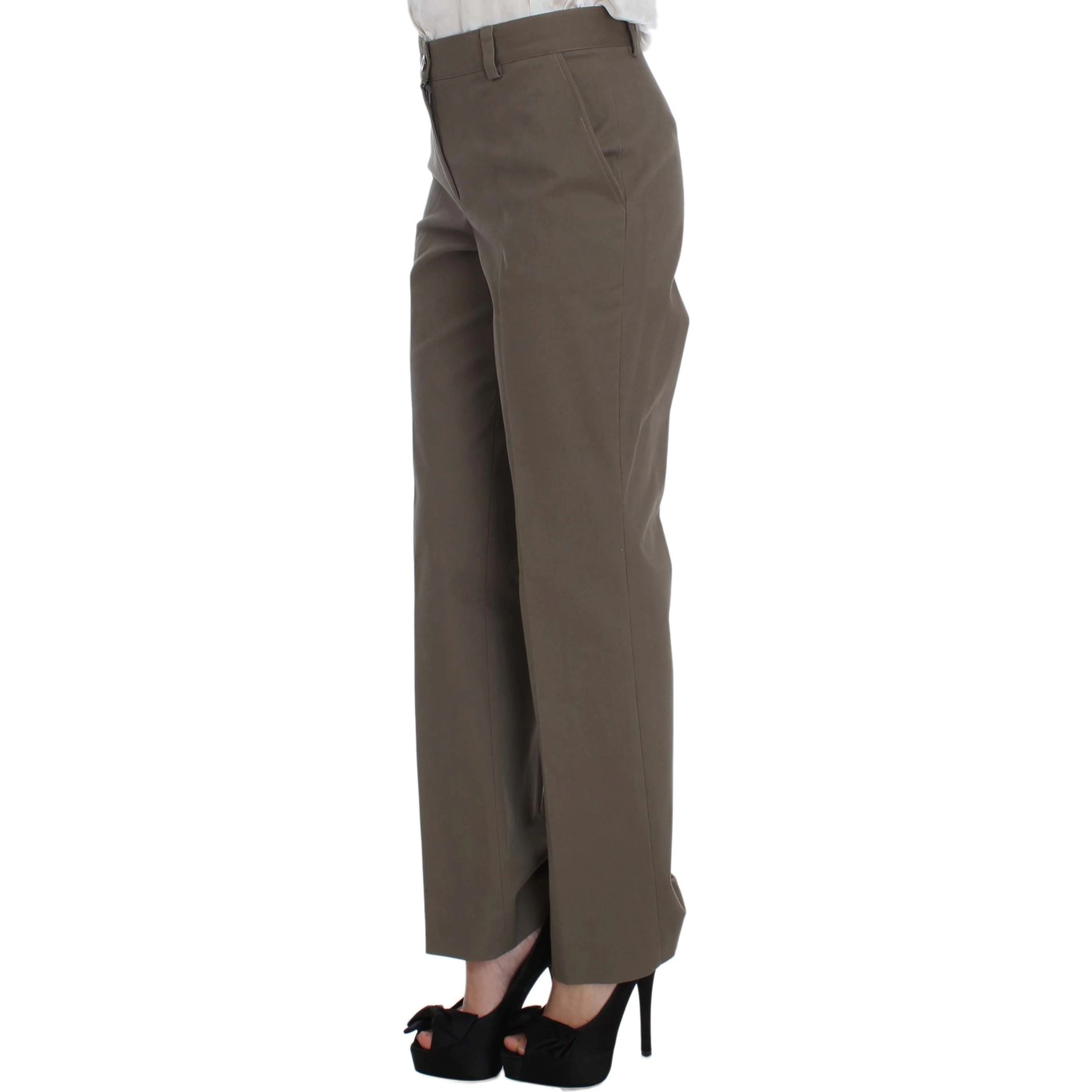 Beige Wool Cotton Suit