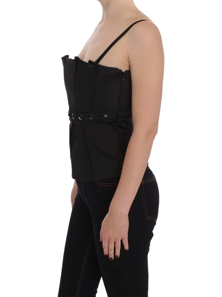 Black Tank Party Evening Top Blouse alternative