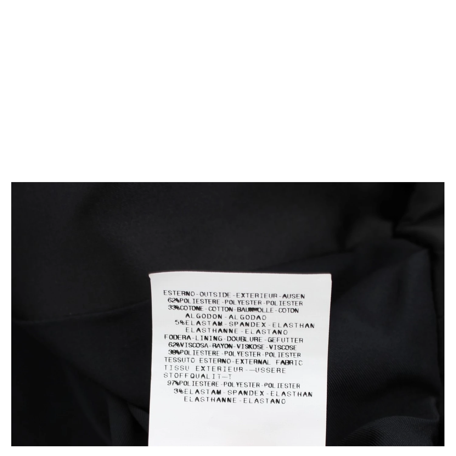 Black Stretch Single Breasted Blazer Jacket