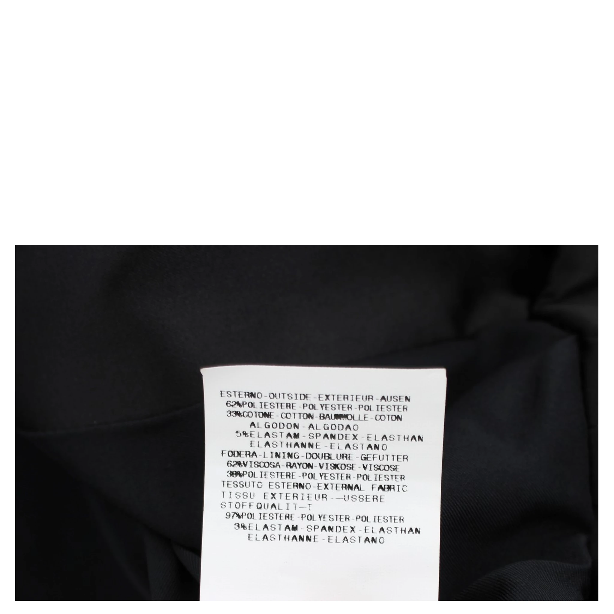 Black Stretch Single Breasted Blazer Jacket