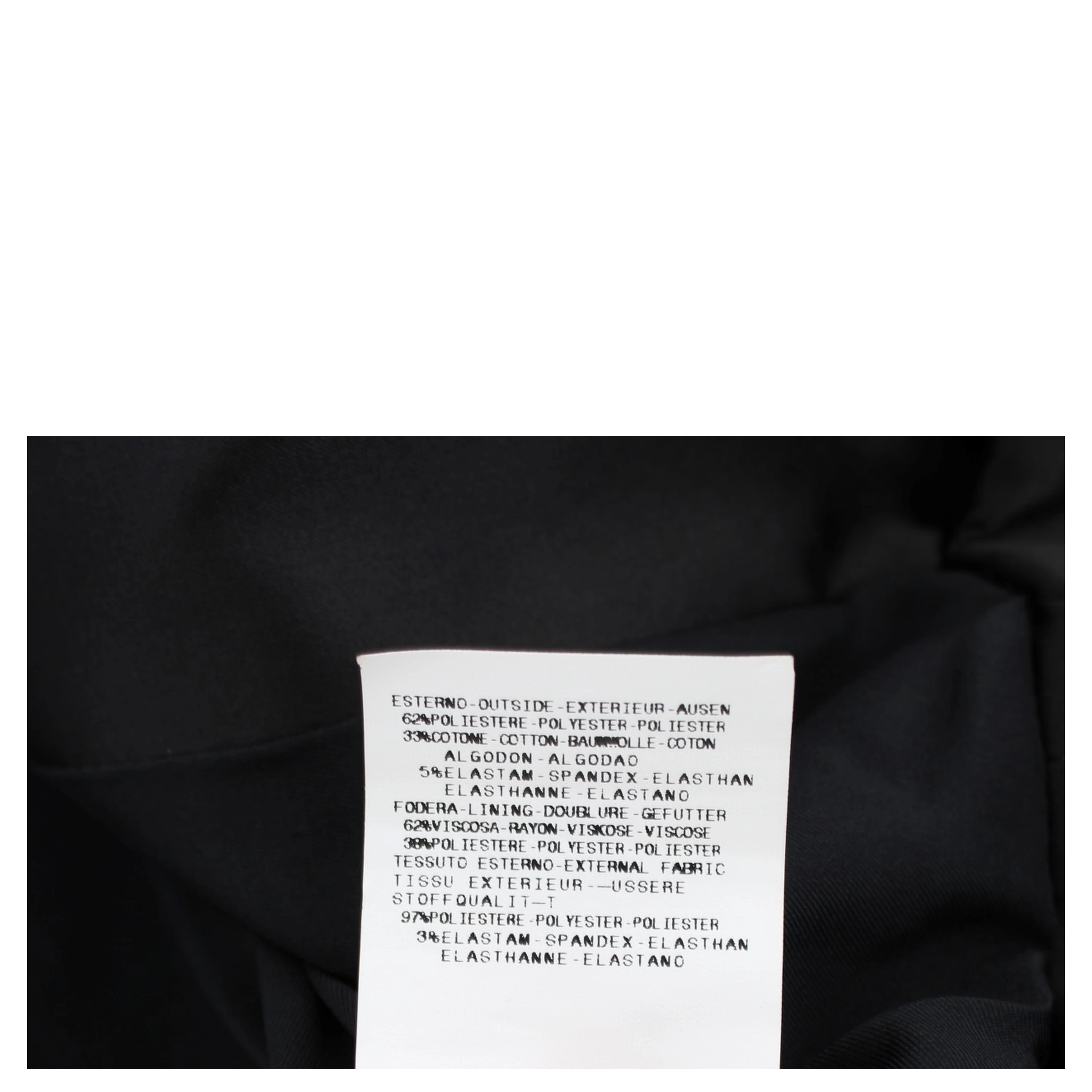 Black Stretch Single Breasted Blazer Jacket