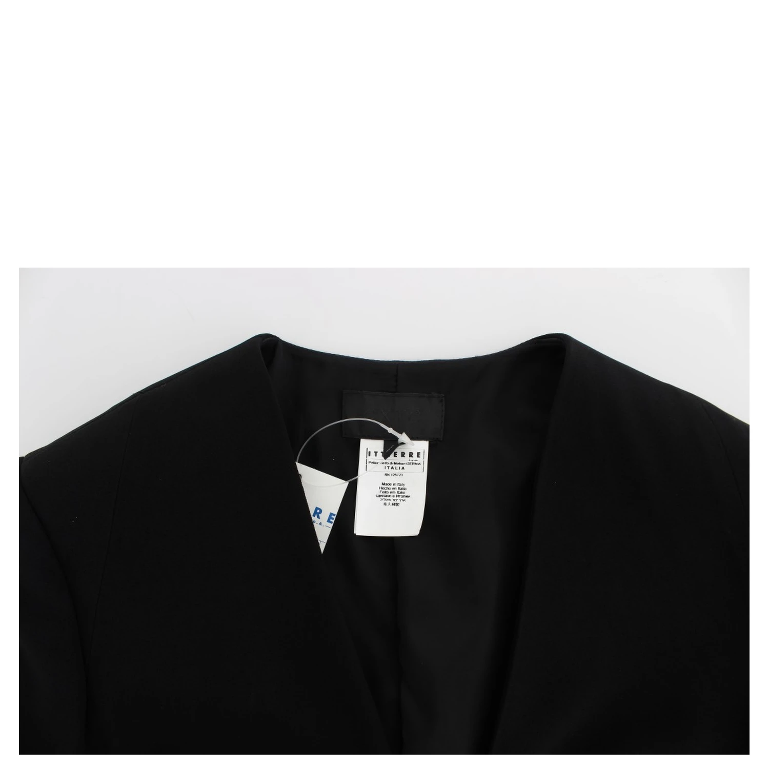 Black Blue Two Piece Suit Skirt & Blazer