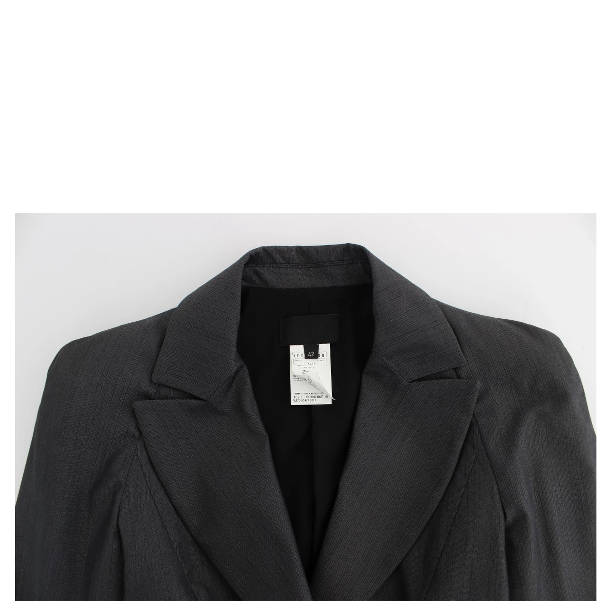 Gray One Button Two Piece Suit