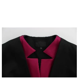 Black Pink Stretch Blazer Jacket