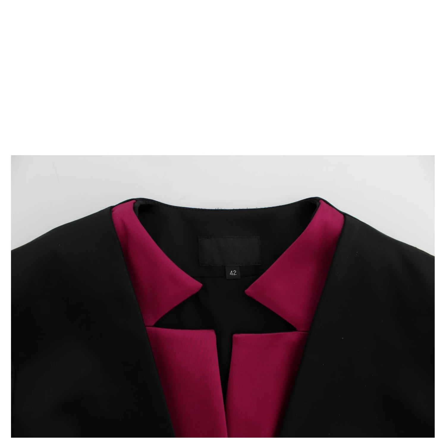 Black Pink Stretch Blazer Jacket