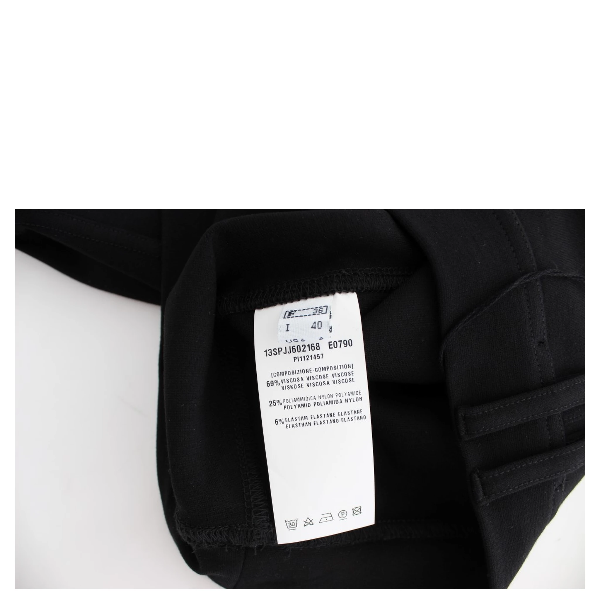 Black Straight Pencil Skirt