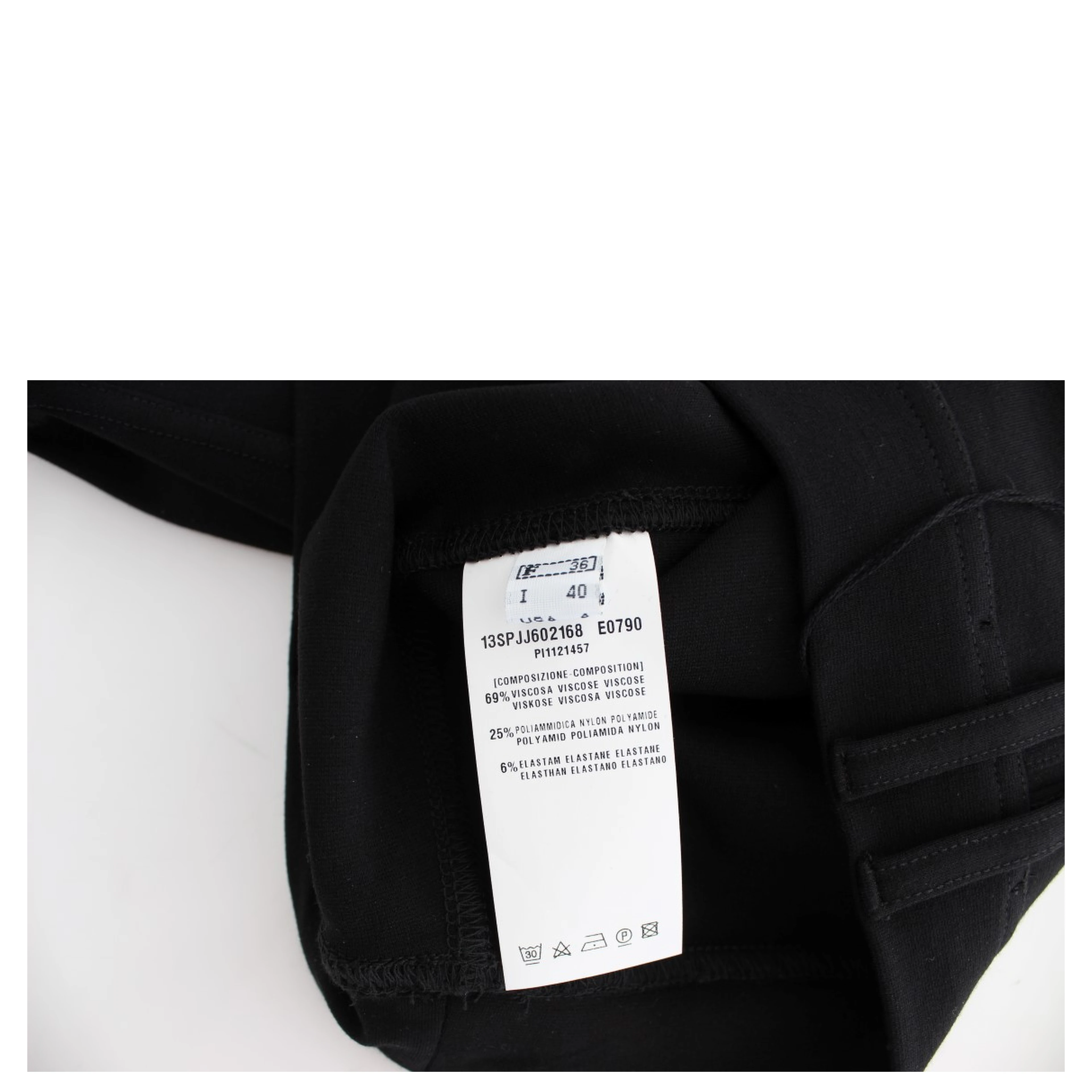 Black Straight Pencil Skirt