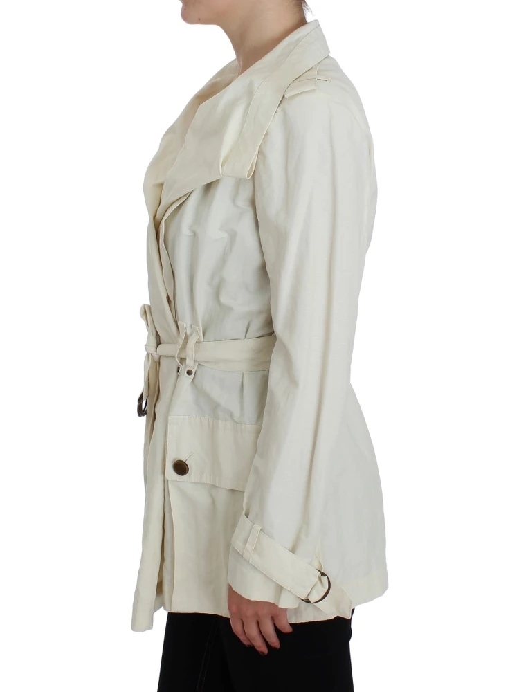White Trench Coat Jacket alternative