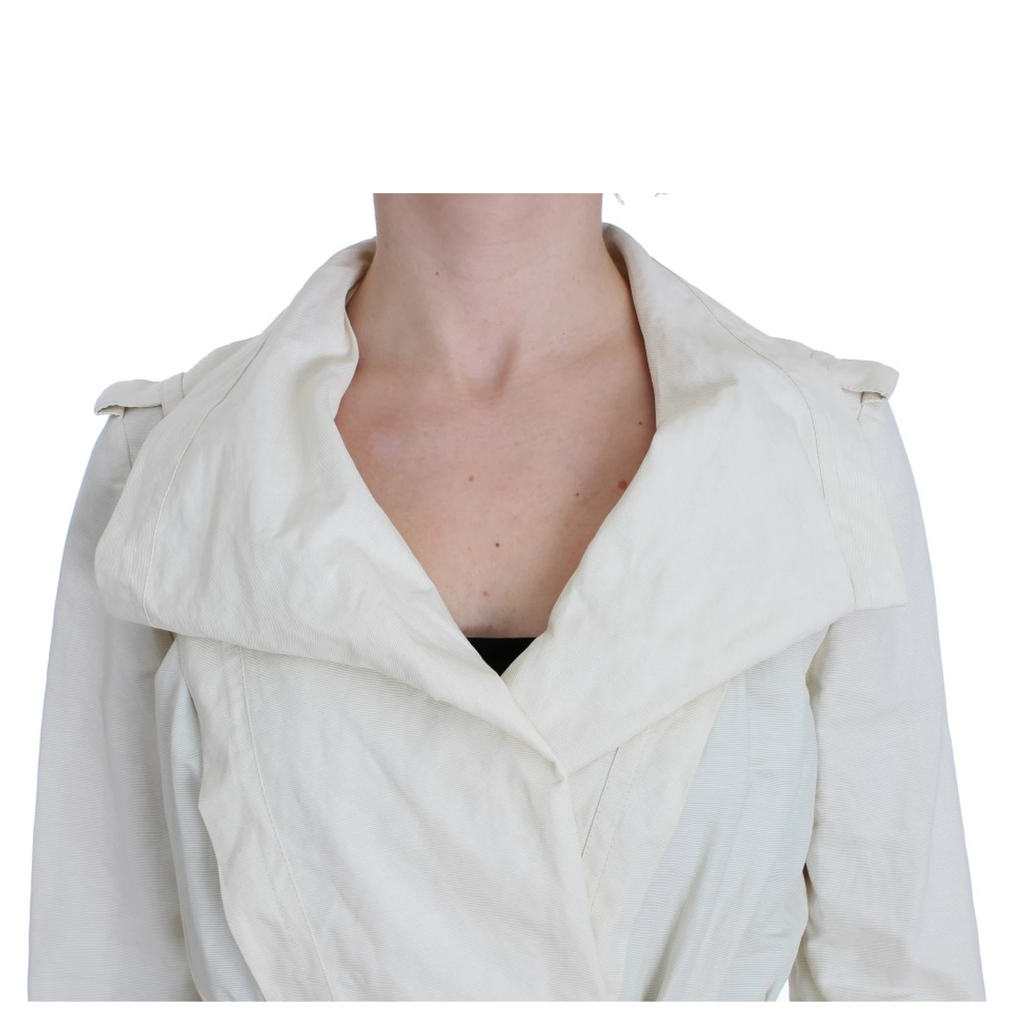 White Trench Coat Jacket