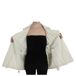 White Trench Coat Jacket