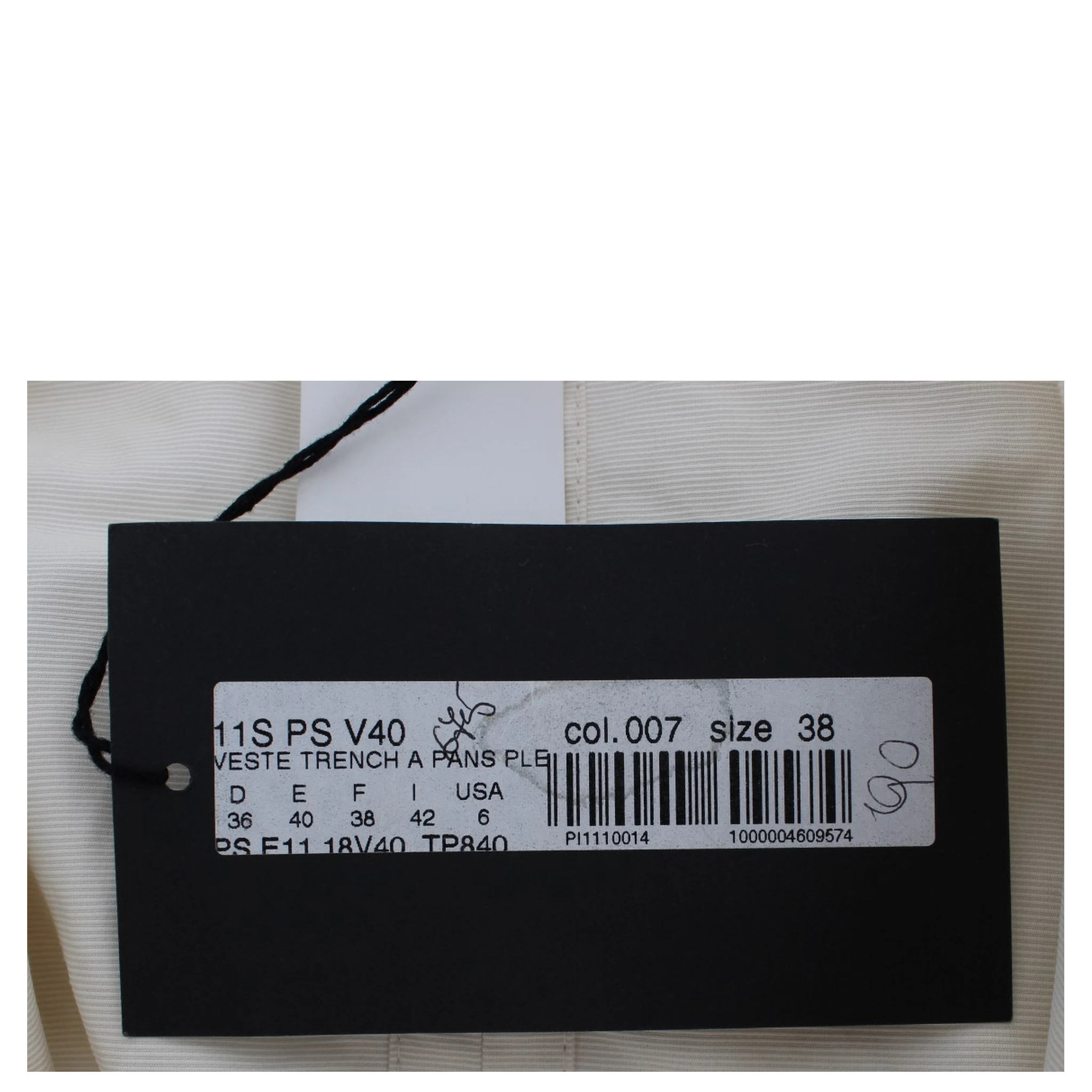 White Trench Coat Jacket