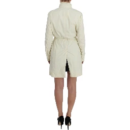 Beige Weather Proof Trench Jacket Coat