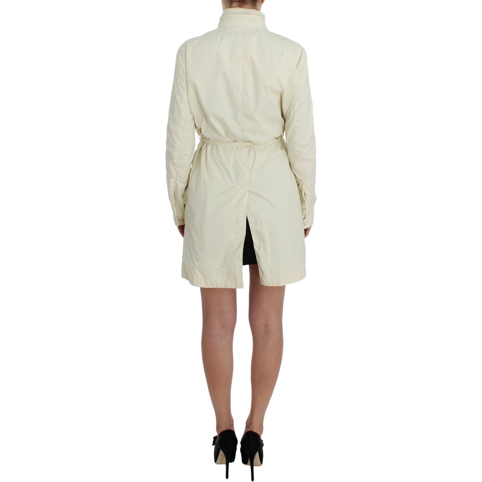 Beige Weather Proof Trench Jacket Coat