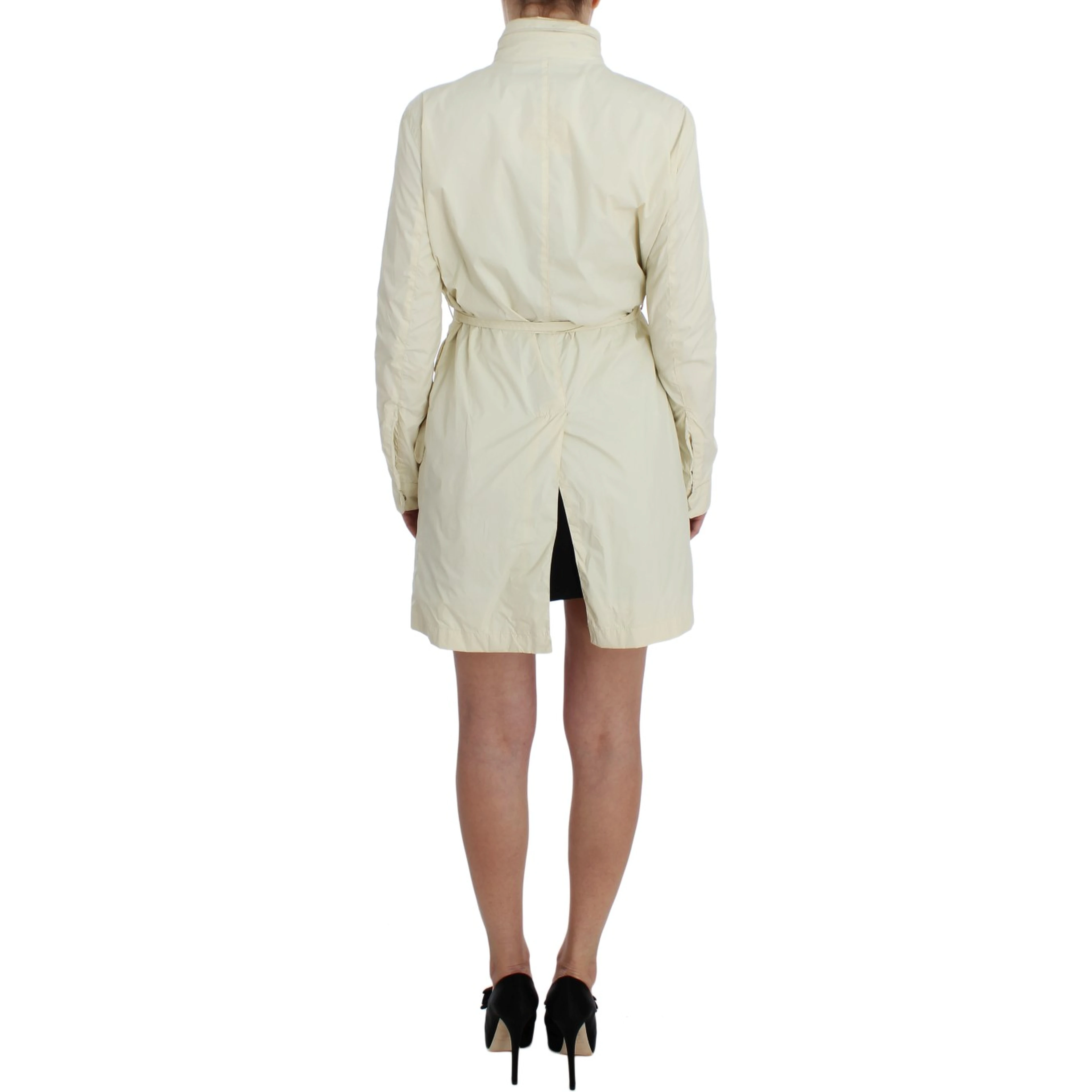 Beige Weather Proof Trench Jacket Coat