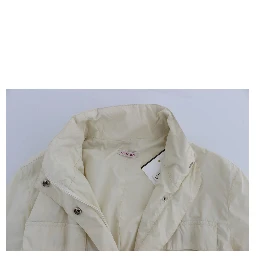 Beige Weather Proof Trench Jacket Coat