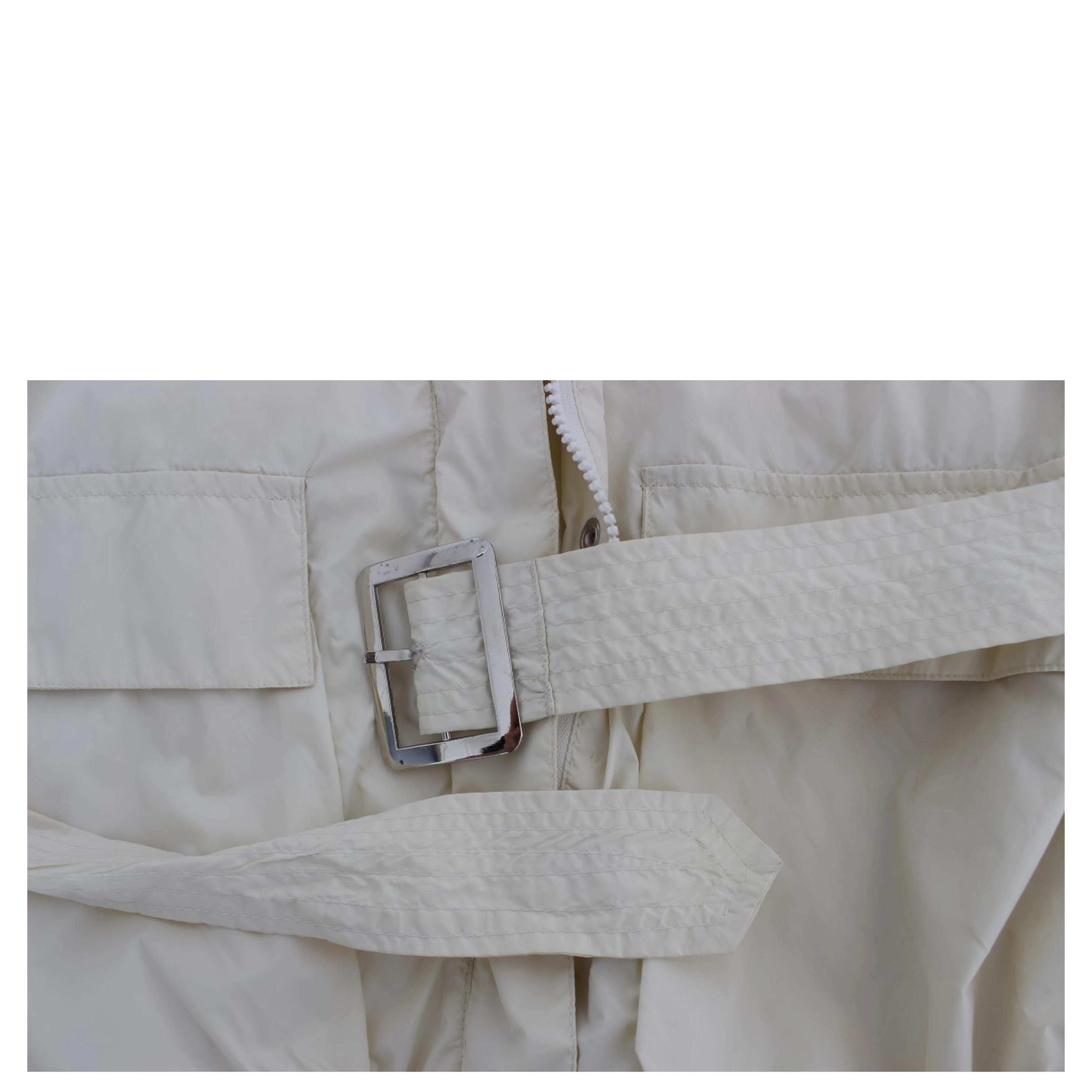 Beige Weather Proof Trench Jacket Coat