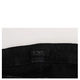 Black Cotton Slim Fit Denim Jeans