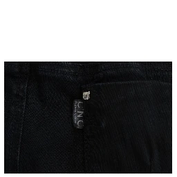 Black Cotton Slim Fit Denim Jeans